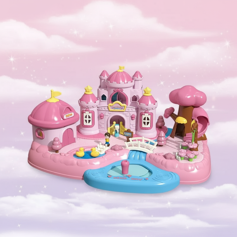 Magnetic Princess Castle – Kreatywne i magiczne – zestaw do zabawy z magnetycznym domkiem dla lalek