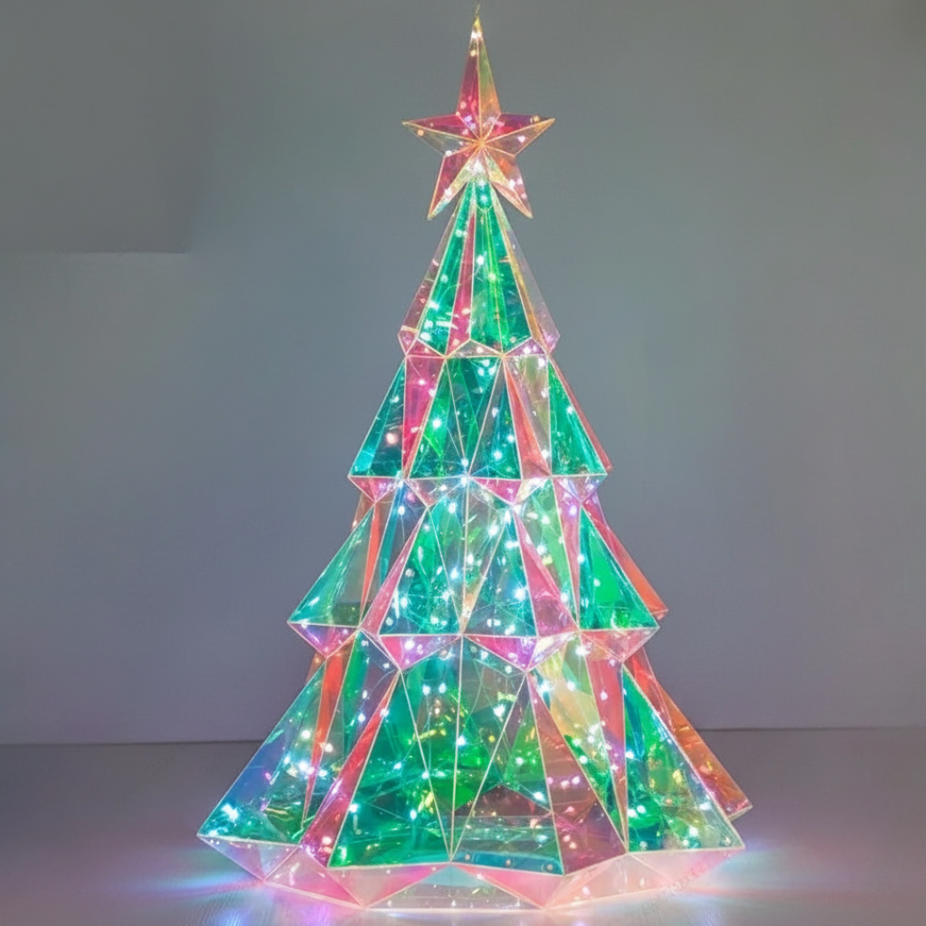 CrystalGlow – Świąteczna i nastrojowa – ozdobna choinka LED