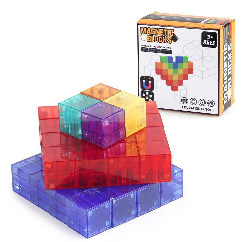 Magic Cubes - Fantazja i zabawa – magnetyczne klocki konstrukcyjne