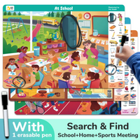Thumbnail for Search and Find Game – Nauka i zabawa – książka z zadaniami