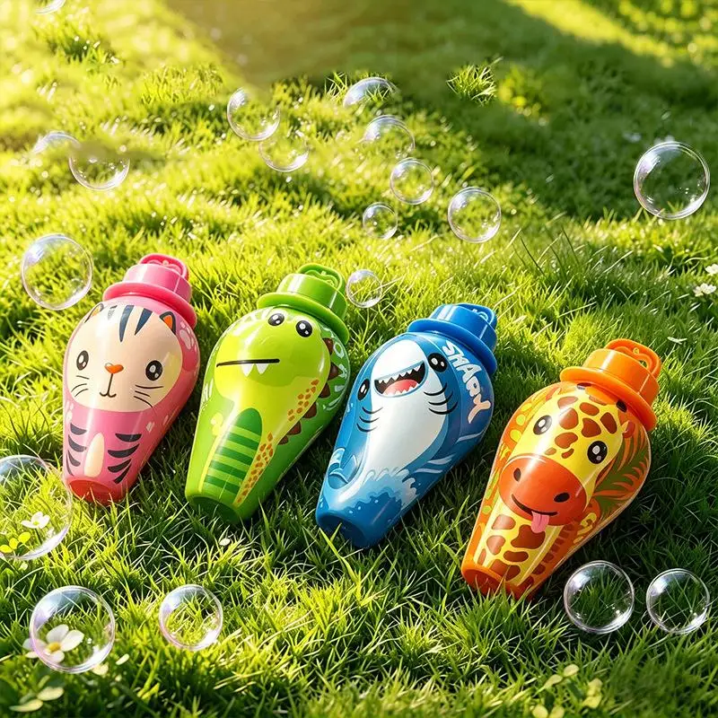 BubblePals – Wesoły i Zabawny – Mini Bańki Mydlane bez Rozlewania z Motywem Zwierzątek