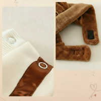 Thumbnail for MiniSnow – Przytulny i chroniący – pluszowy kombinezon i czapeczka