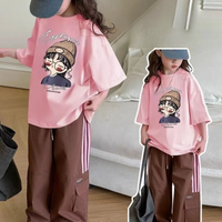 Thumbnail for CuteStyle – Modne i wygodne – koszulka z nadrukiem z kreskówki w stylu oversized