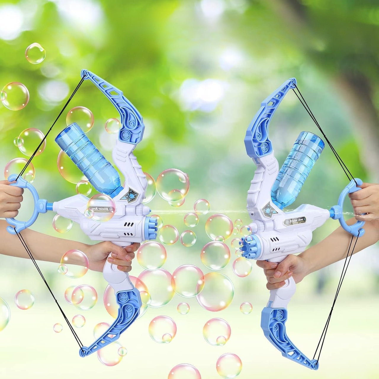 TrendyToys – Aktywny i kreatywny – 2 w 1 łukowa maszyna do baniek mydlanych