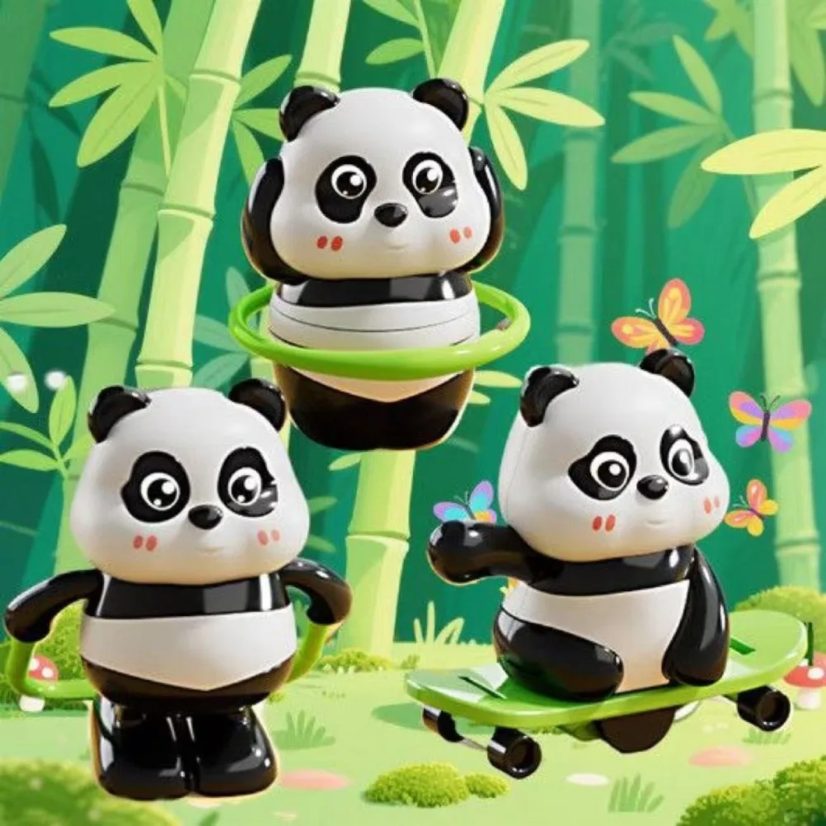 PandaPlay – Zabawna i aktywna – zabawka-panda z mechanizmem nakręcanym