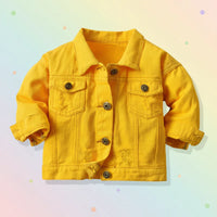 Thumbnail for Kurtka dżinsowa Candy Color – lekka kurtka dżinsowa dla dzieci