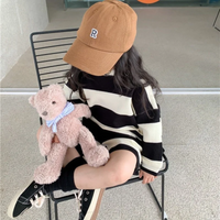 Thumbnail for LittleStyle – Weich & bequem – Gestreiftes Comfy-Set aus Baumwolle
