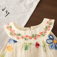 Thumbnail for MiniFlora – Lekka i urocza – haftowana sukienka dla małych dziewczynek