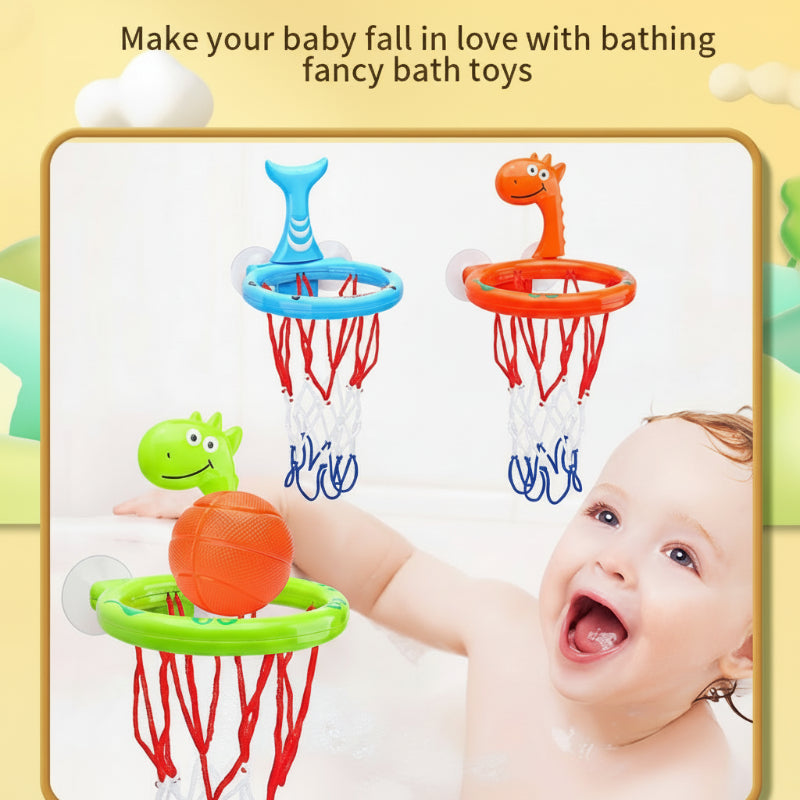 BathBounce – Interaktywny i zabawny – Zestaw do gry w koszykówkę w wannie