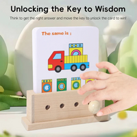 Thumbnail for BrainyKids – Logiczne i zabawne – drewniana gra edukacyjna z kartami