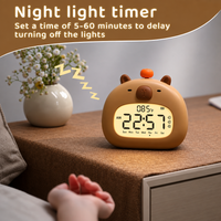 Thumbnail for CappyClock – Niedlich & vielseitig – Digitaler Kinderwecker mit Nachtlicht