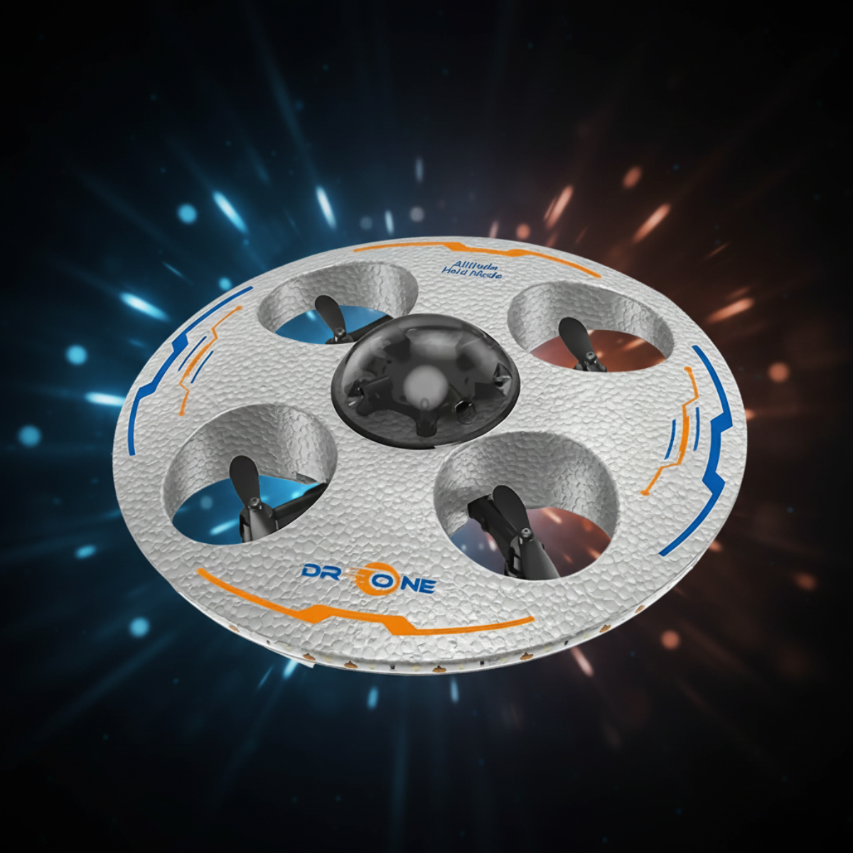AeroQuest – LED & RC – Latający dron w kształcie UFO