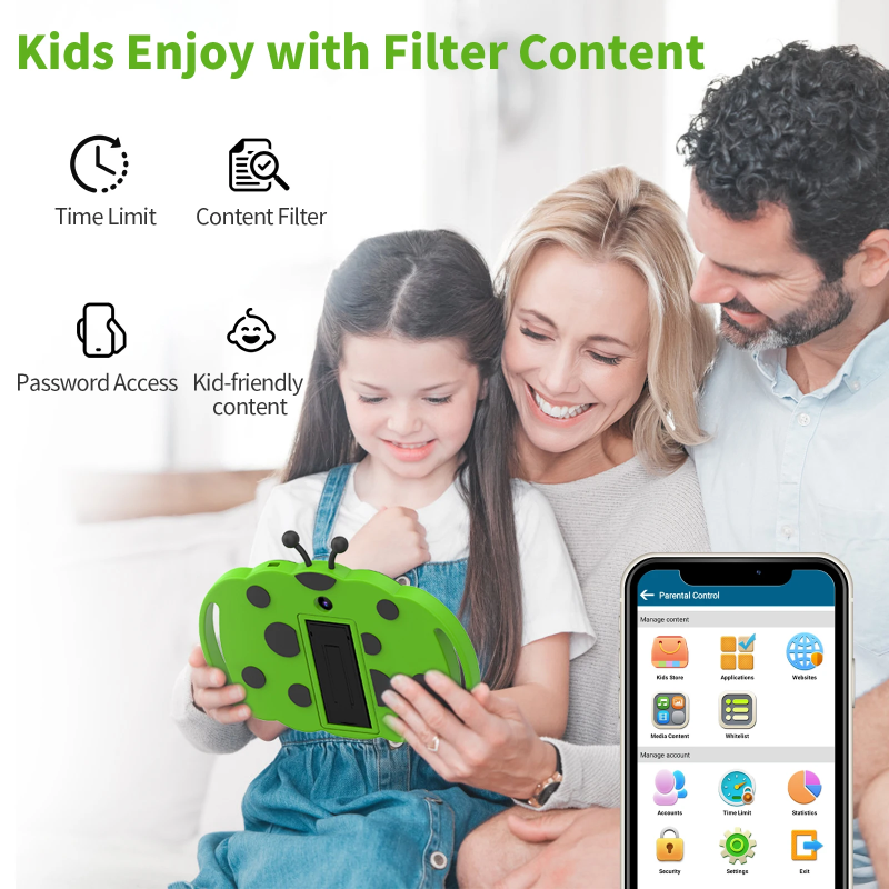 PlayPad – Edukacyjny i zabawny – tablet dla dzieci z odpornym na wstrząsy etui