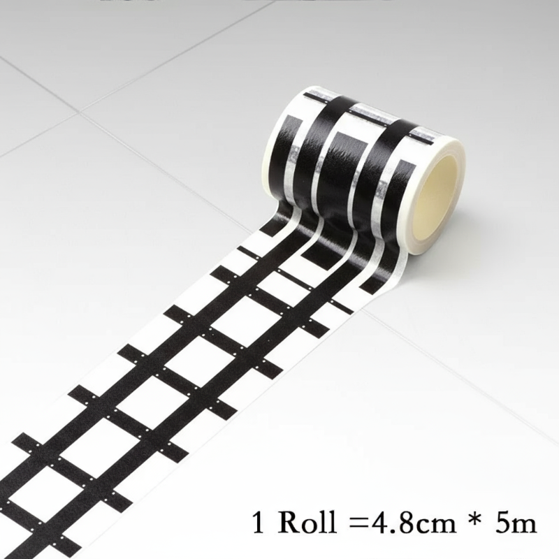 KidoTape – Kolorowy i praktyczny – zestaw taśm samoprzylepnych z motywem dróg