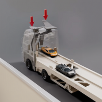 Thumbnail for CarHauler – Zabawowe i pełne przygód – zestaw do zabawy z transporterem samochodów i samochodami wyścigowymi