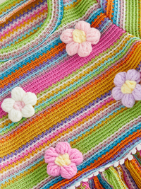 Thumbnail for RainbowBloom – Kolorowy i uroczy – strój dziecięcy „Flower Power”