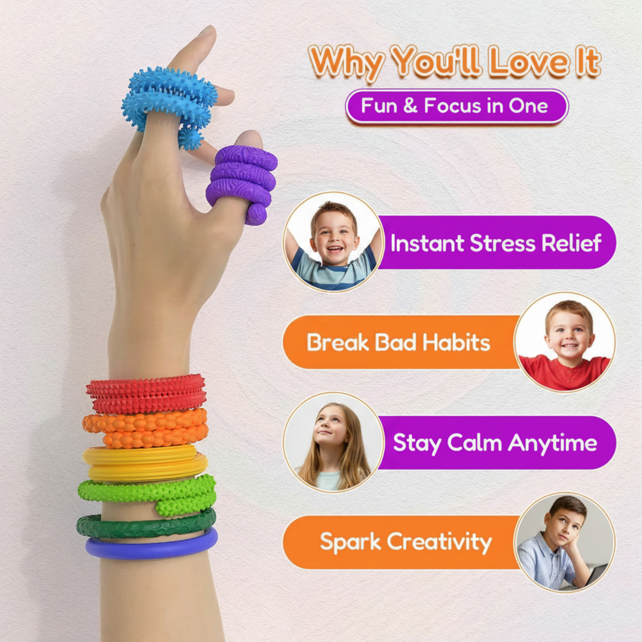 SensoryFlex – Uspokajające i interaktywne – sensoryczne pałeczki fidget