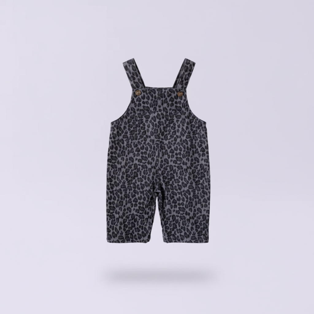 LeopardChic – Modne i wygodne – dziewczęce ogrodniczki w panterkę