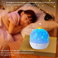 Thumbnail for CosmoGlow – Marzycielski i kreatywny – lampka nocna Galaxy Projector z obrotem o 360°