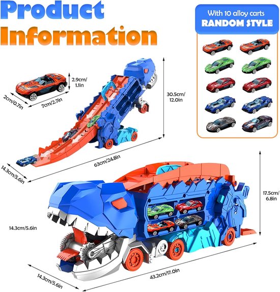 Dino Car™ - Dino Power - Zabawkowy samochód Dino