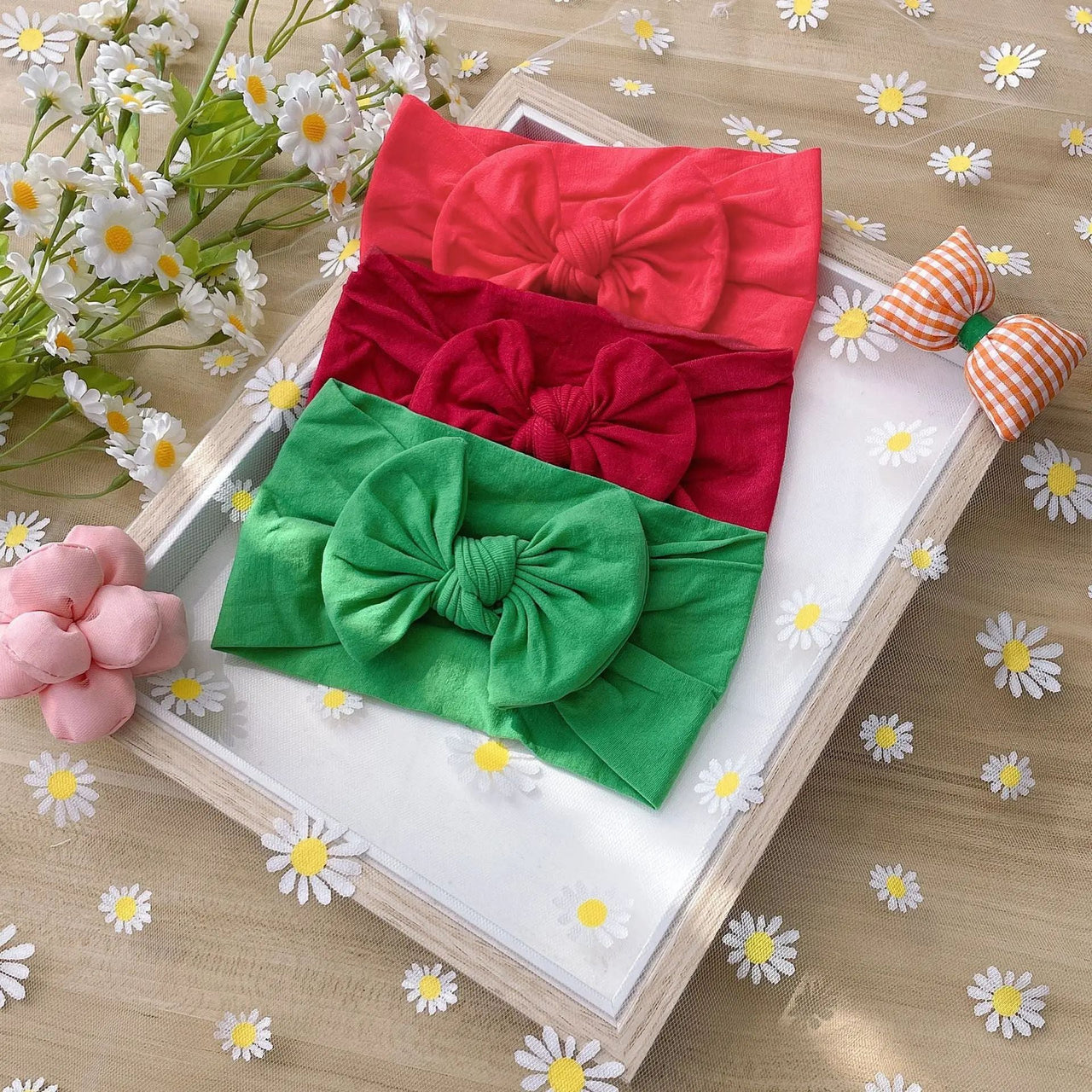 Mini Fashion – Modny i miękki – Opaski z kokardą dla dzieci