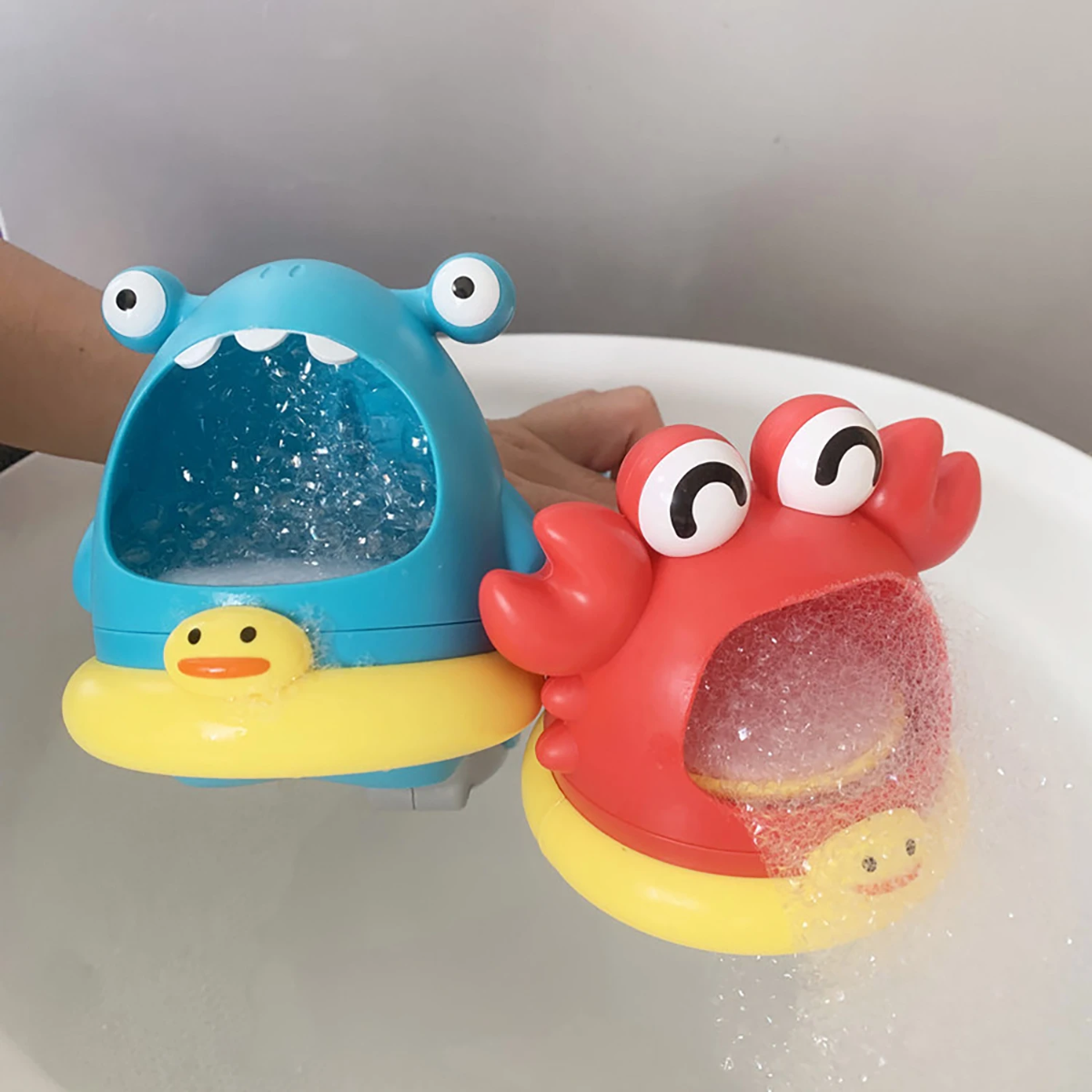 BubblePlay – Edukacyjne i zabawne – zabawka do kąpieli „Krab Bubbel”