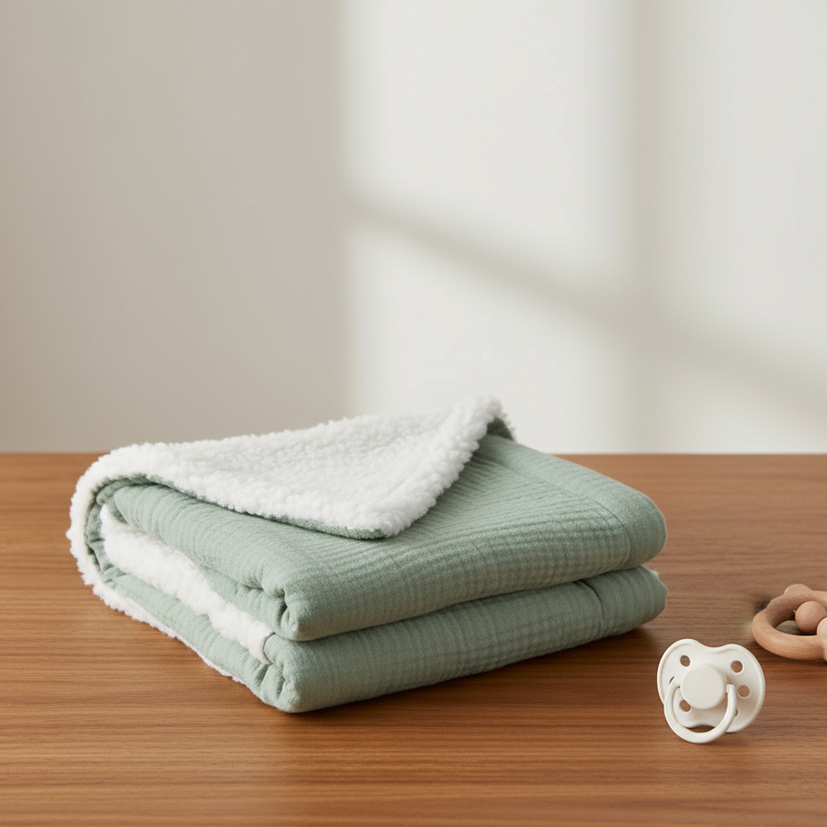 SnuggleBear – Premium Gruby i miękki kocyk dla niemowląt