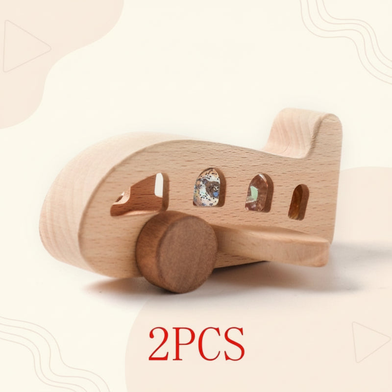 TrainCount –  Klasyczne i edukacyjne – drewniany pociąg Montessori