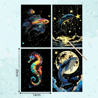 Thumbnail for GlowArt – Glow-in-the-dark – zestaw kart zdrapek