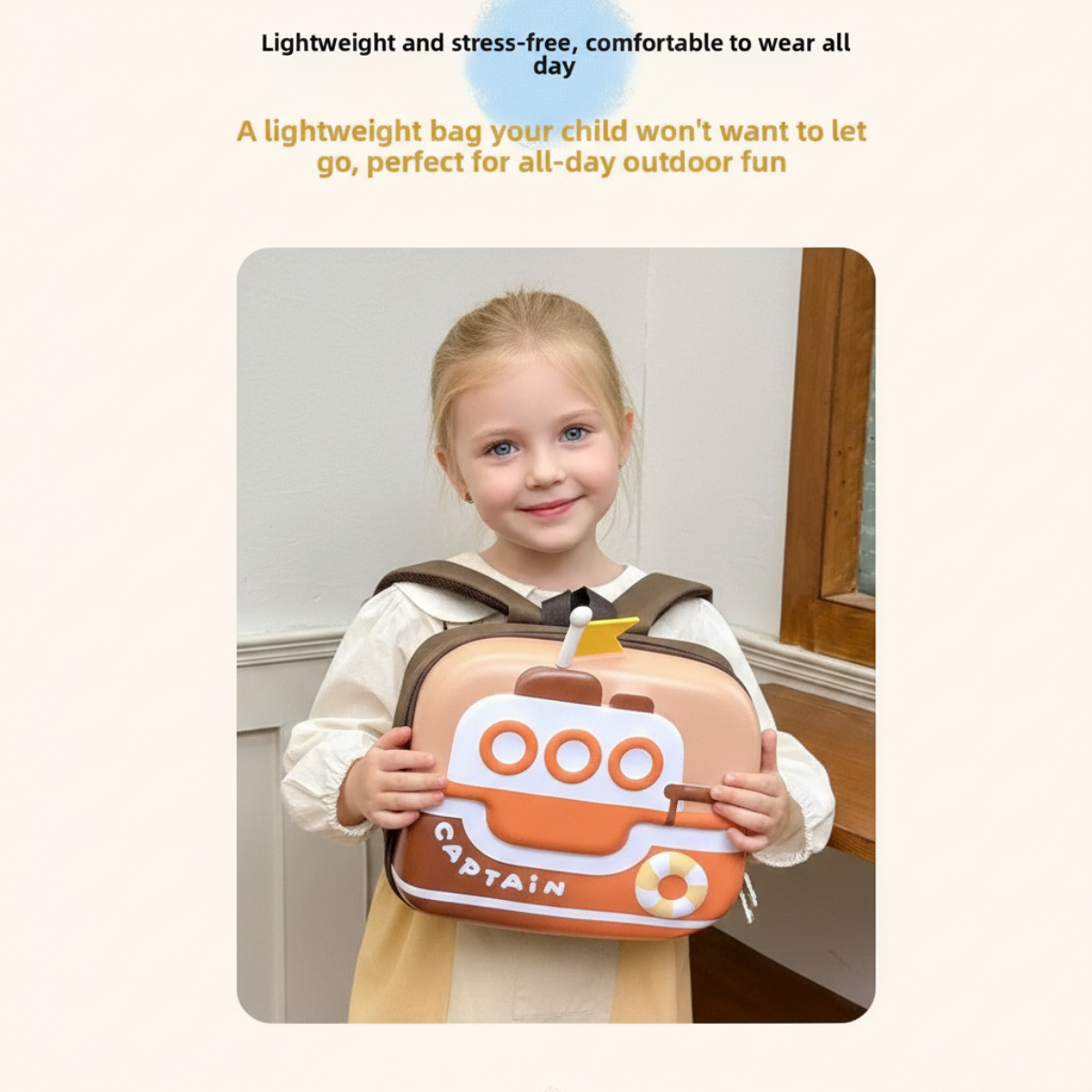 LittleCaptain – Fajny i praktyczny – plecak Captain