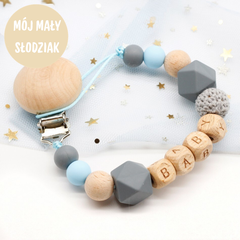 Woods™ - Personalizowany Łańcuszek do Smoczka