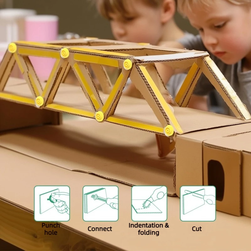 CardboardMaster – Zabawne i rozwijające – zestaw do majsterkowania z kartonu