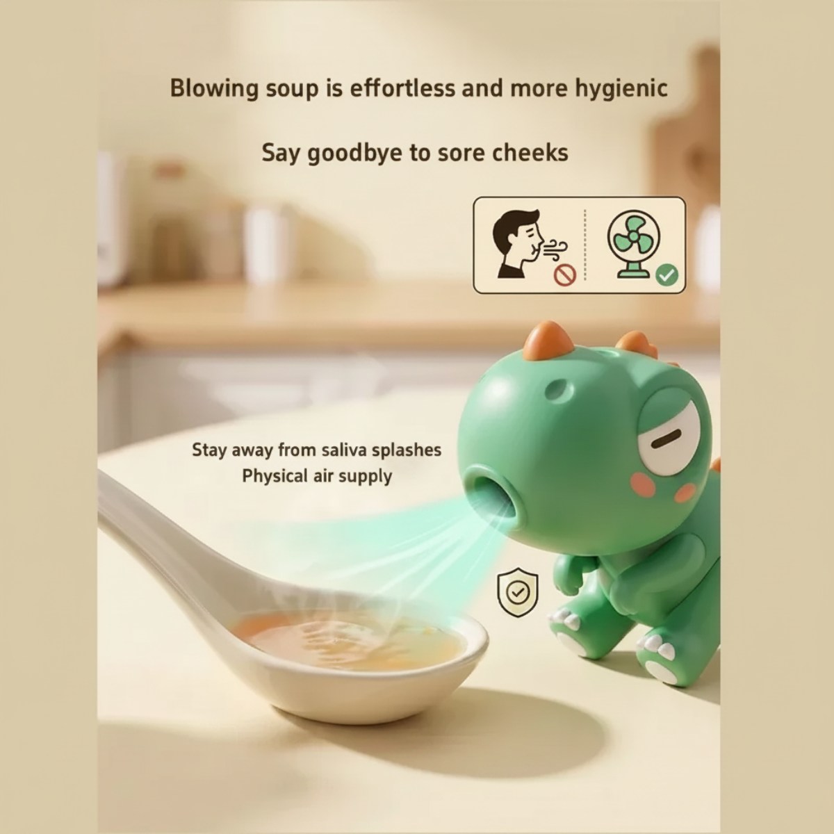 FoodBreeze – Sprytne i przydatne – przenośna dmuchawka i urządzenie do schładzania gorących potraw