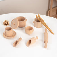 Thumbnail for MiniMasterChef – edukacyjny i zabawny – drewniany zestaw kuchenny