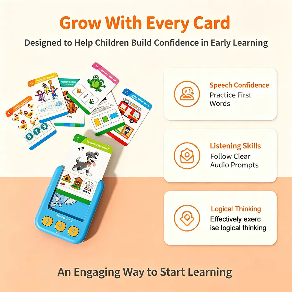 TalkyCards – Interaktywne i edukacyjne – gadające fiszki dla dzieci