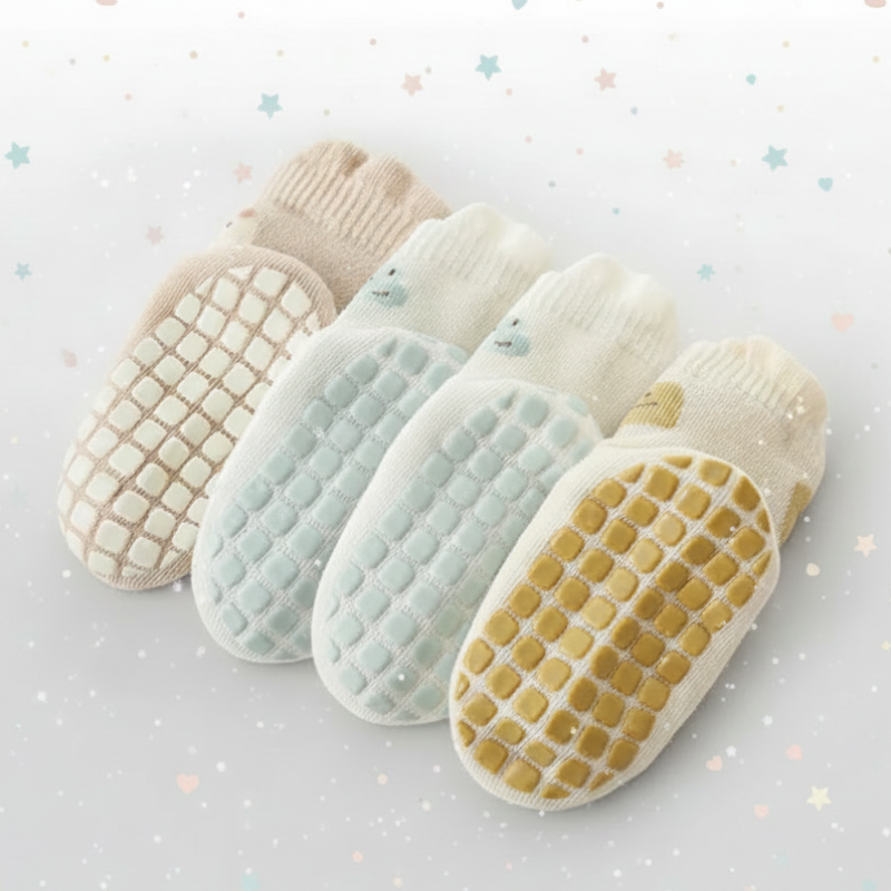 Soft Grip Socks – Miękkie i praktyczne – skarpetki antypoślizgowe dla niemowląt