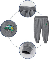 Thumbnail for SportyFit – Casualowe i elastyczne – dziecięce spodnie dresowe