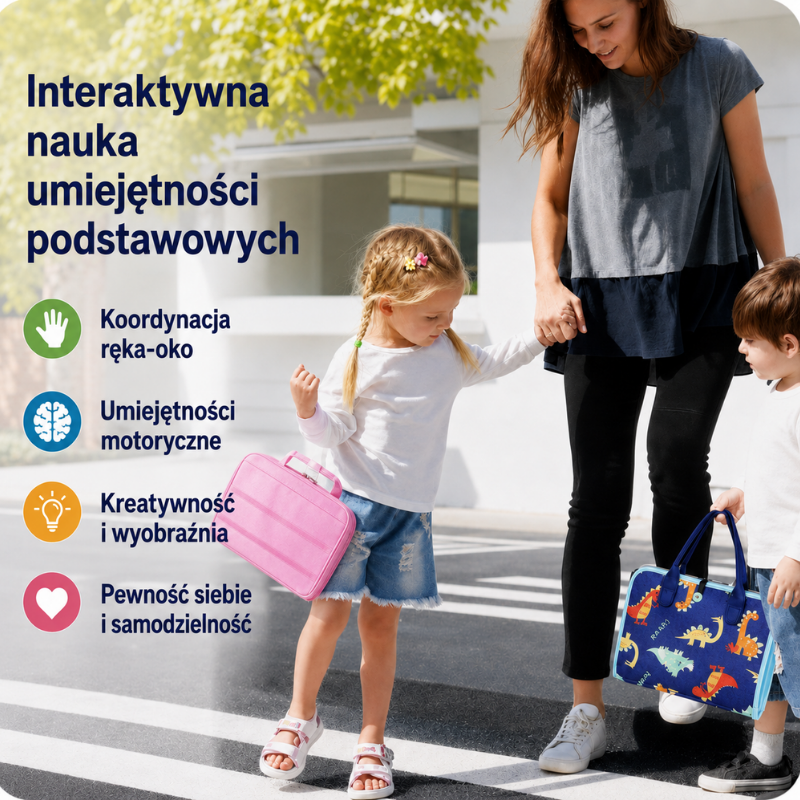 7-in-1 Busy Board – Motoryka i nauka – tablica z zadaniami