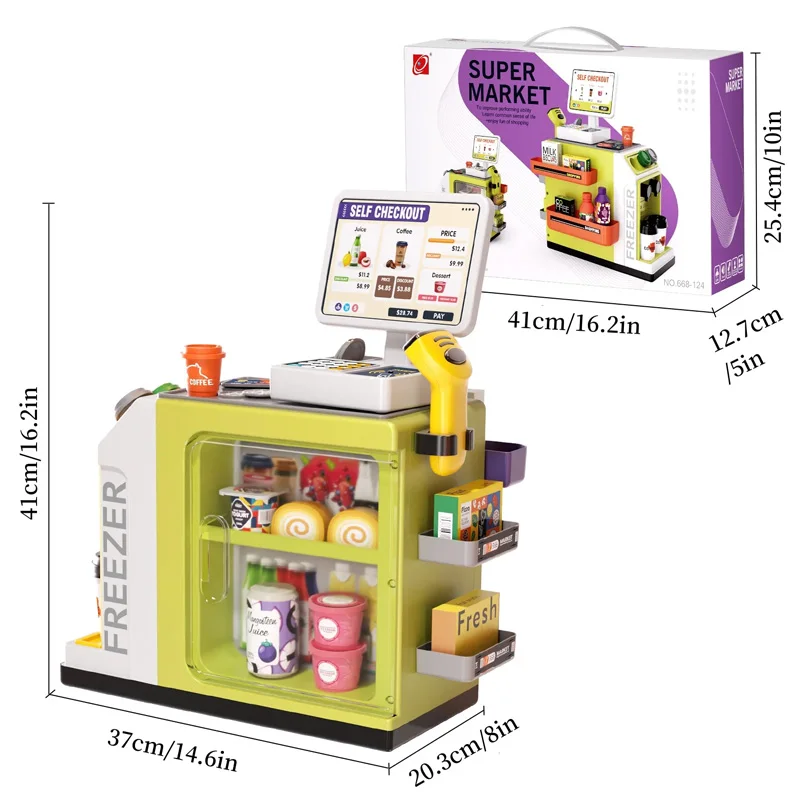 PlaySmart – Kreatywne i edukacyjne – zestaw do zabawy „Supermarket”