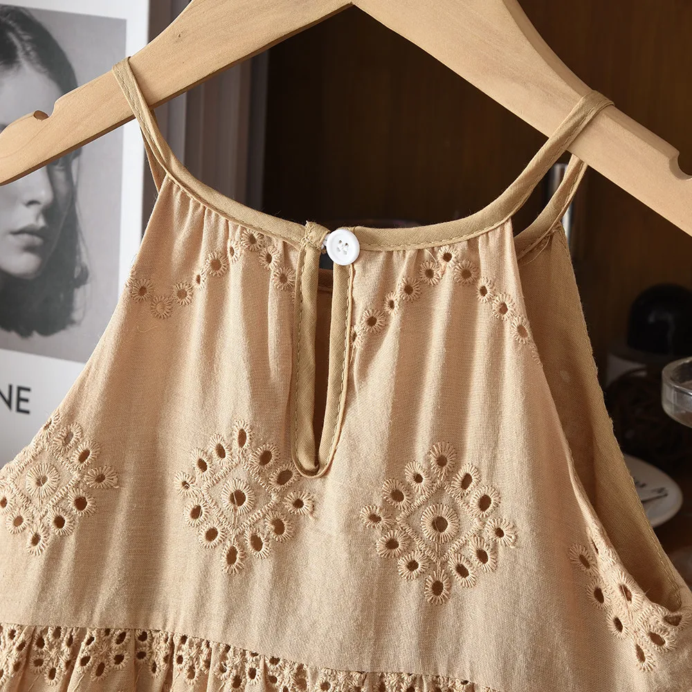 BohoBelle – Elegancka i wygodna – sukienka z haftowanymi detalami