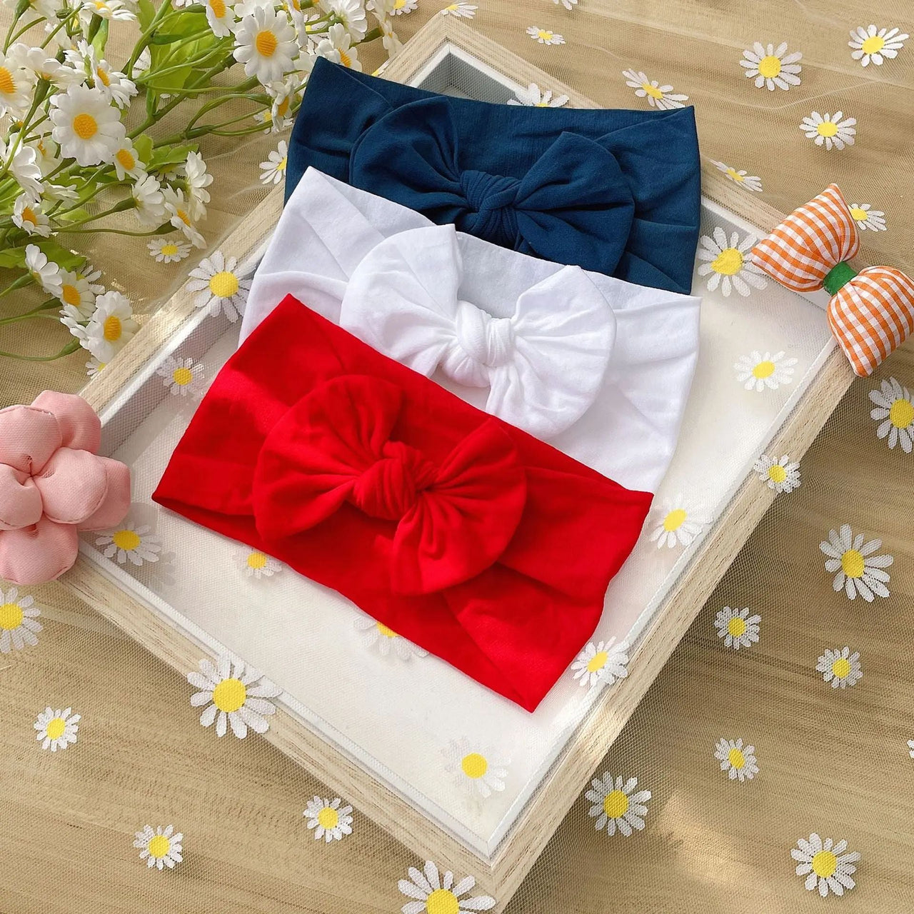 Mini Fashion – Modny i miękki – Opaski z kokardą dla dzieci
