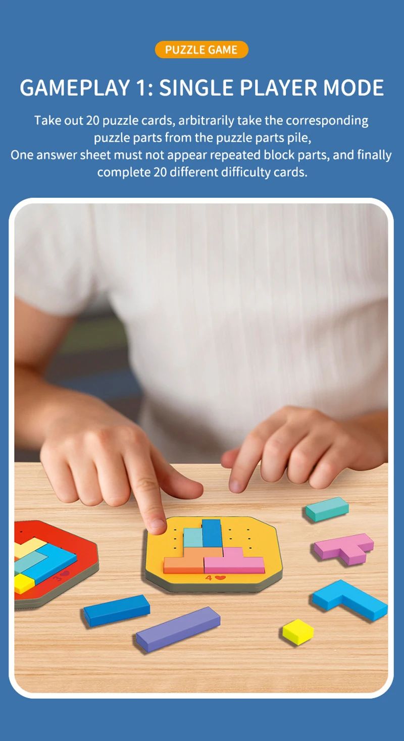Logic Blocks™ – Kolor i kreatywność – Puzzle geometryczne