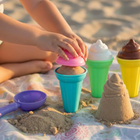 Thumbnail for BeachFun – Zabawa w piasku i kreatywność – zestaw do zabawy „Piasek, lody, łopatka”