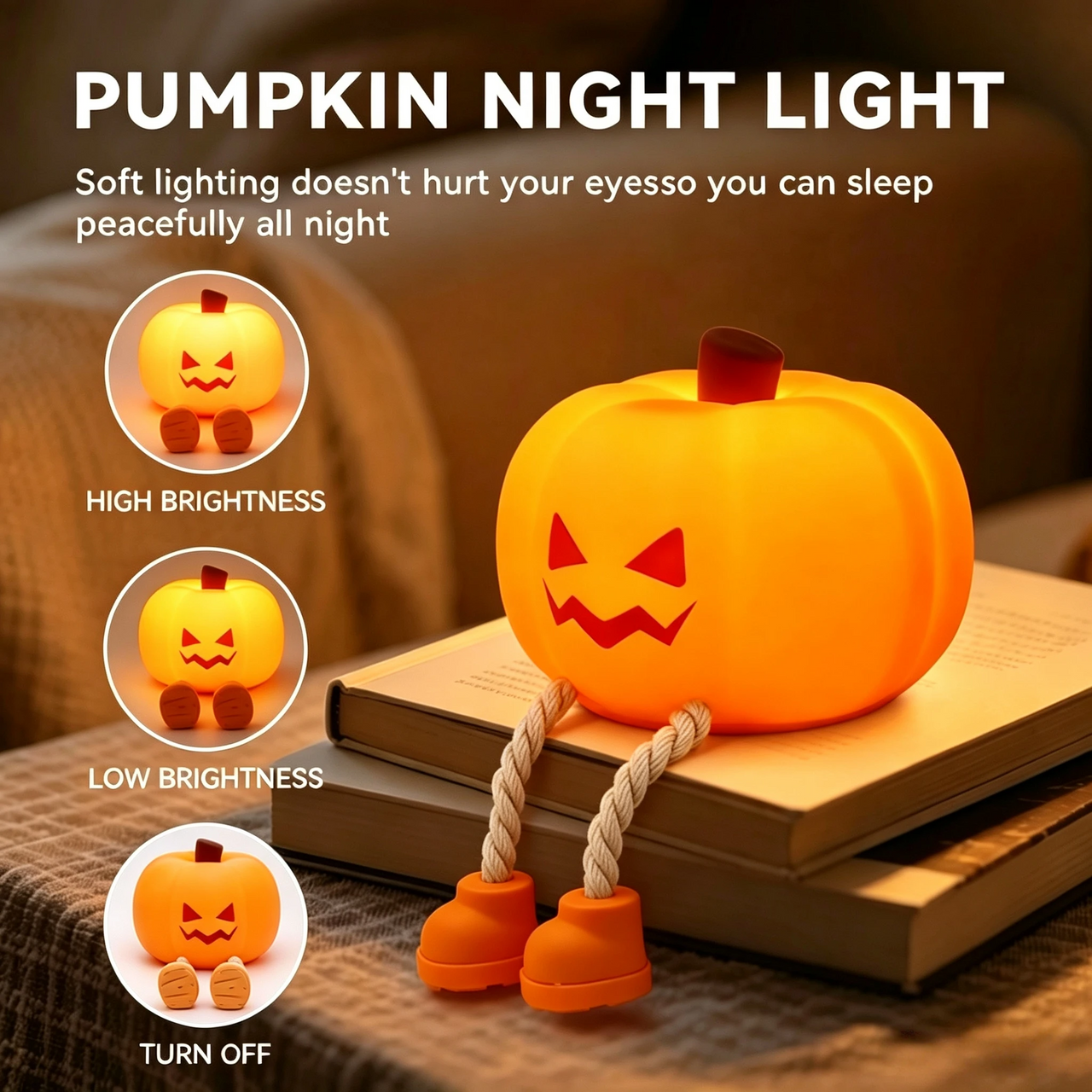 SpookyLamp – Urocza i nastrojowa – lampka nocna na Halloween