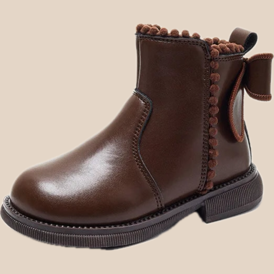 Mini Fashion – Komfort i styl – skórzane botki