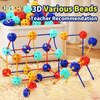 Connect Beads™ - Klocki geometryczne - Edukacyjna układanka 3D