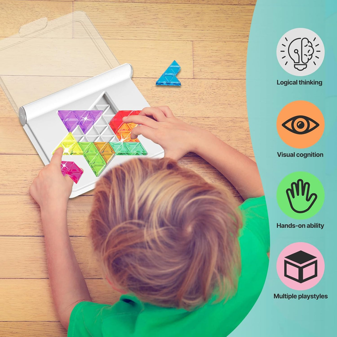 LogicStar – Kreatywne i edukacyjne – gra planszowa z puzzlami