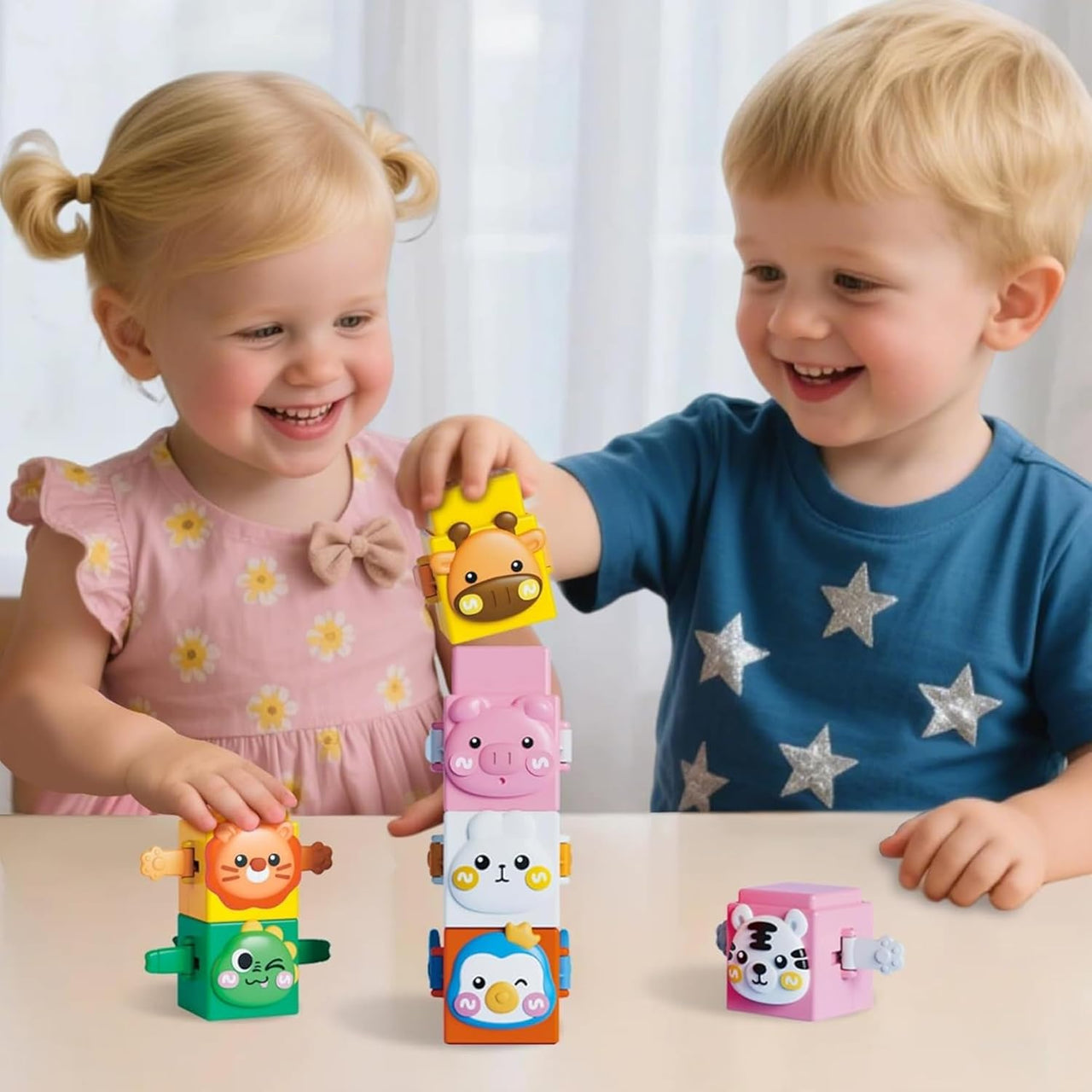 StackAnimals – Zabawne i edukacyjne – zestaw do układania zwierząt