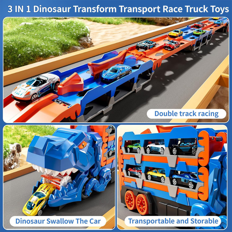 JurassicTruck™ – Wytrzymały i atrakcyjny – składany wózek transportowy Dino