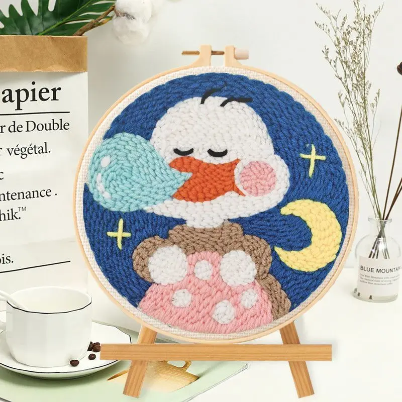 SoftLoop – Delikatne i kreatywne – zestaw do dekoracji wnętrz DIY Punch Needle